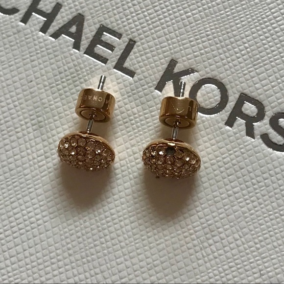 Michael Kors Crystal Studs - Picture 8 of 8